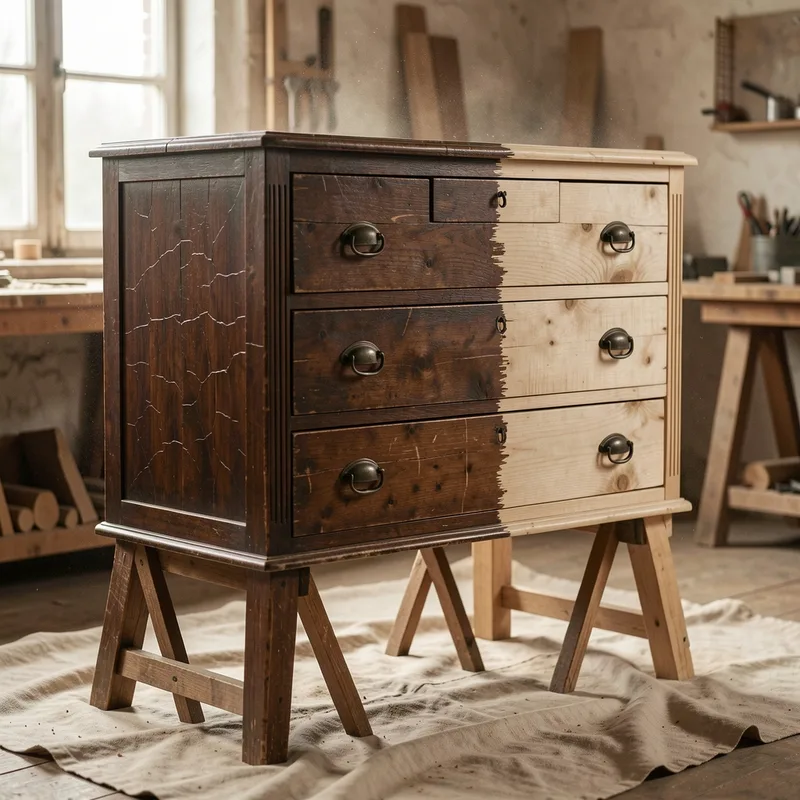 Décaper un meuble en bois : méthodes et pièges